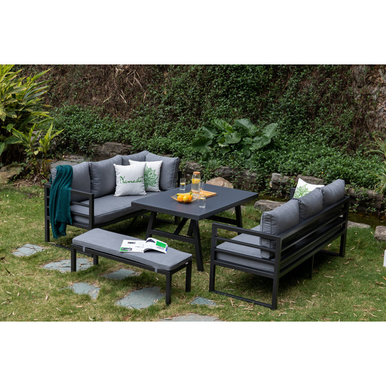 Ebern Designs Sitzer Lounge Set Carlaysia Mit Polster Wayfair De